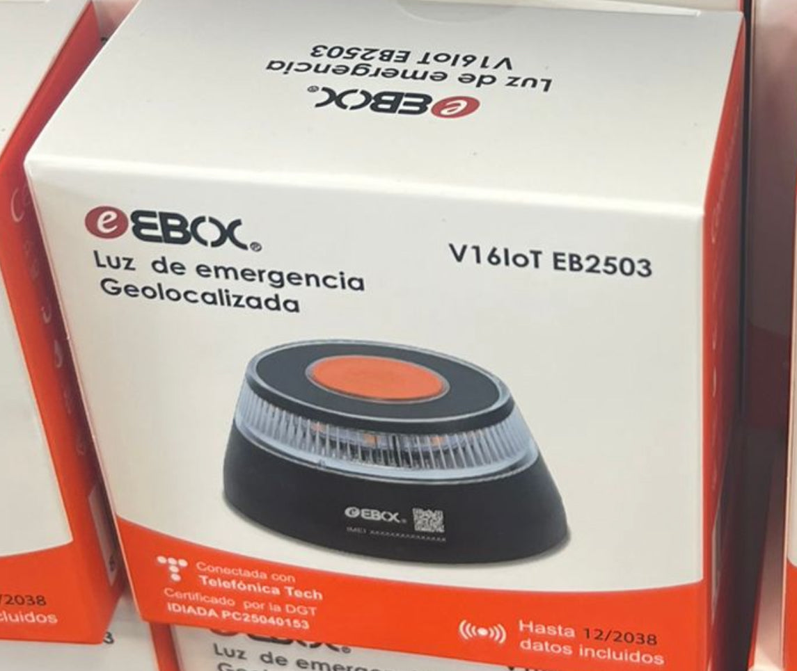 V16 baliza homologada por DGt con sim y datos