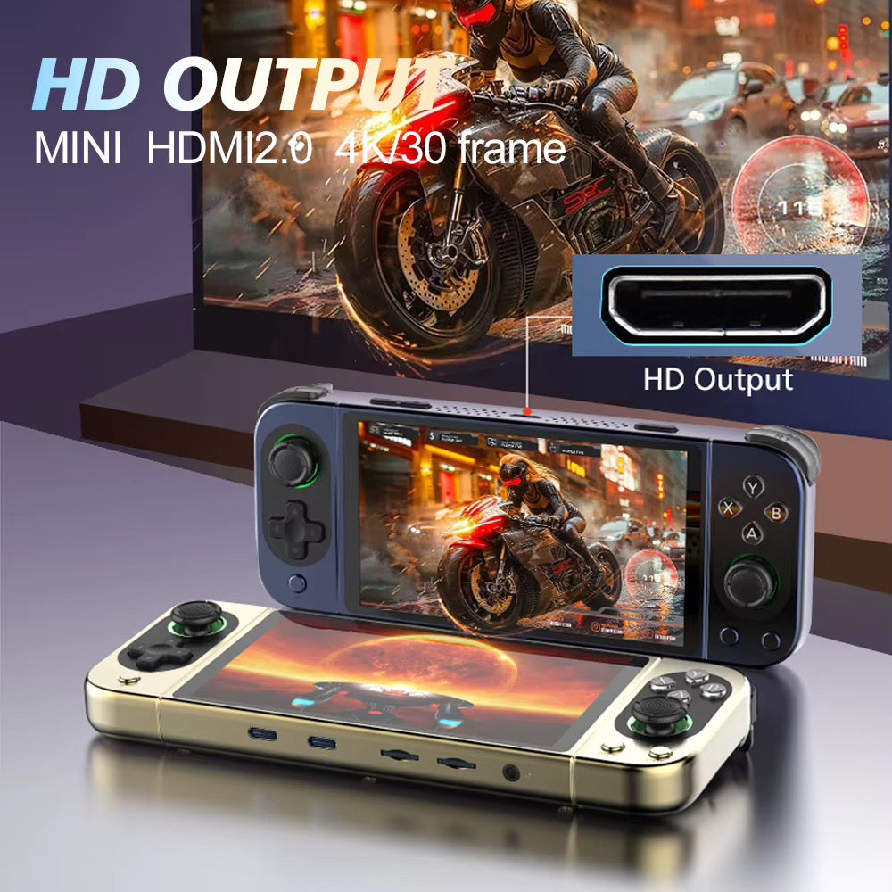 Consola de Videojuegos
D50 MAX con Pantalla Táctil IPS de 5 Pulgadas, Android, WiFi, Hall Rocker, Batería de 5000 mAh, Regalo 2026 Nuevo
