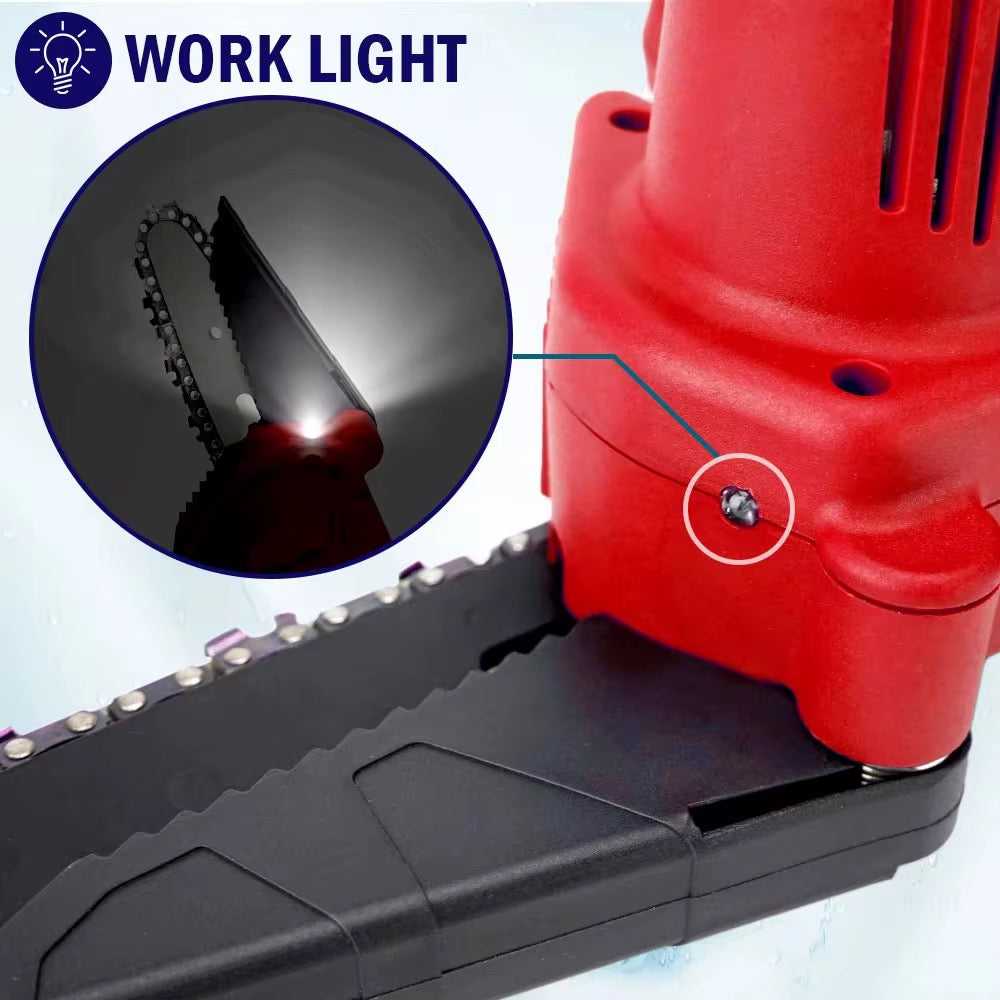 Mini motosierra eléctrica portátil