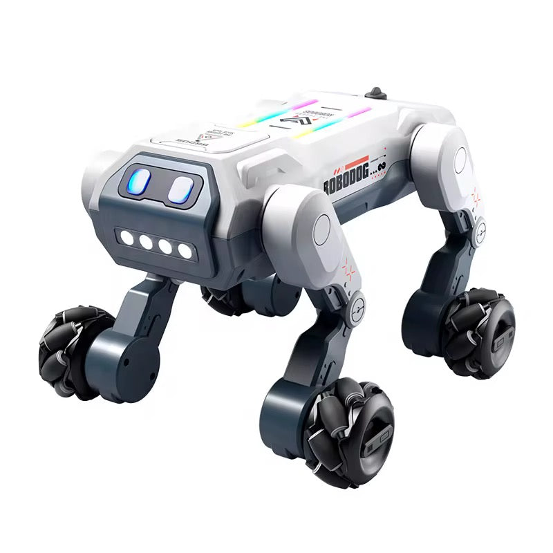 Perro 🐕 robot Control remoto inteligente Al Dog Robot New Cross-Border Horizontal Conversation Stunt Programación Juguete Características Singing Spray