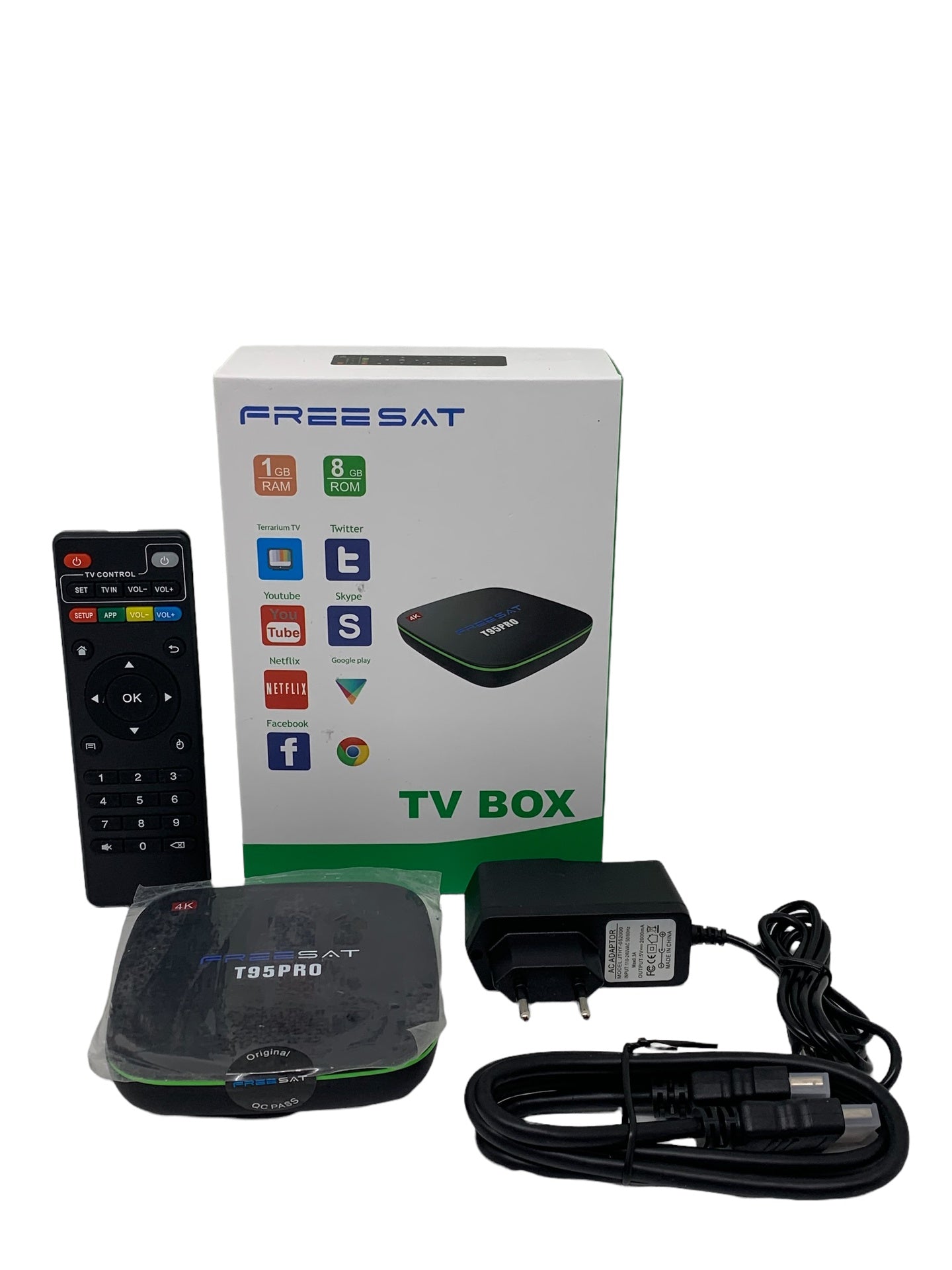 SmartTV FREESAT TV BOX T95PRO 8 GB Android 1 GB