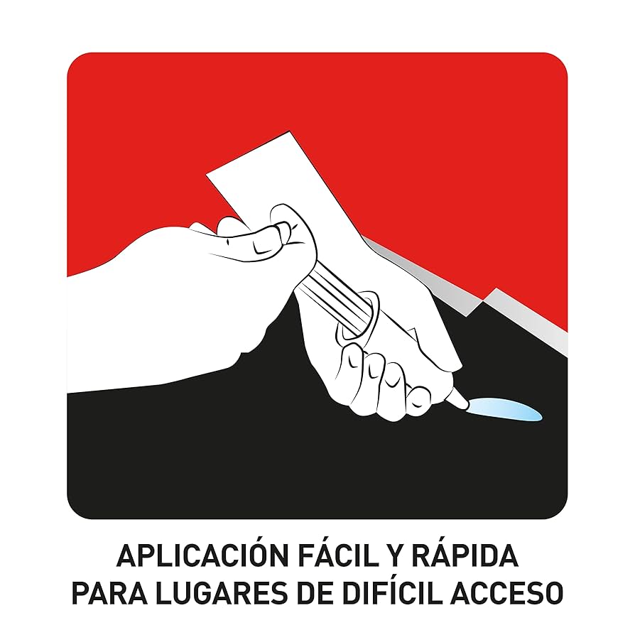 Jeringa Matacucarachas y Insectos en Gel para Grietas, Respiraderos y Rincones - 8 gr cucaracha