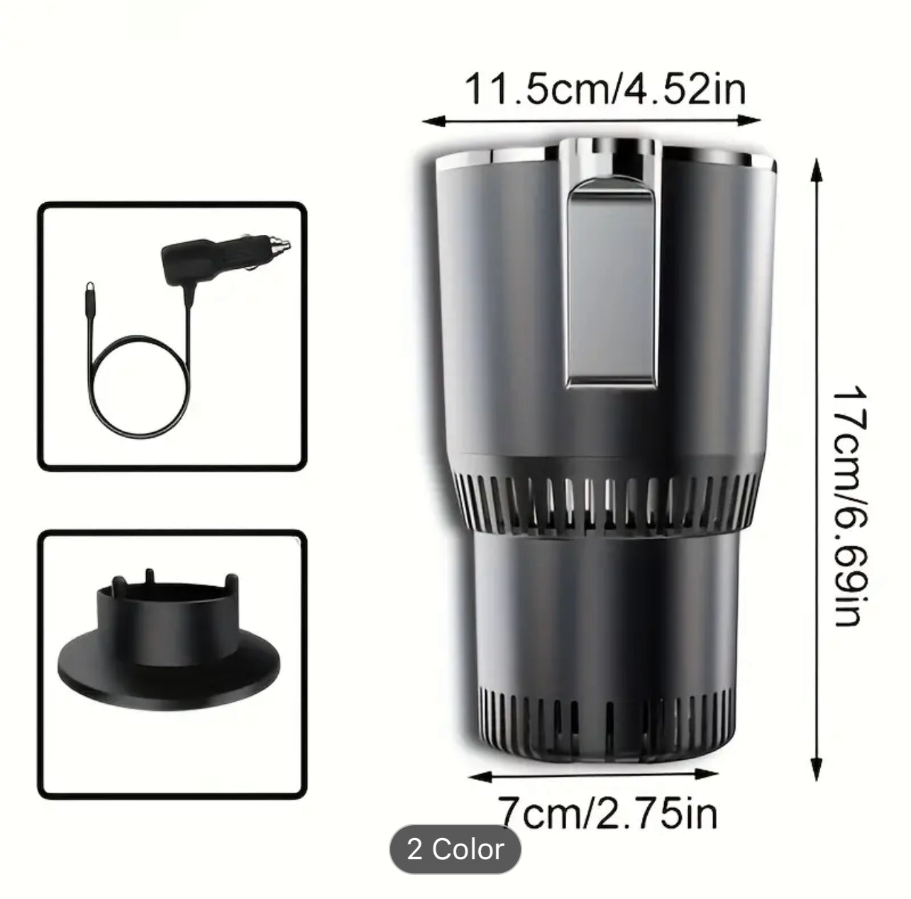 Enfriador calentador de latas para coche