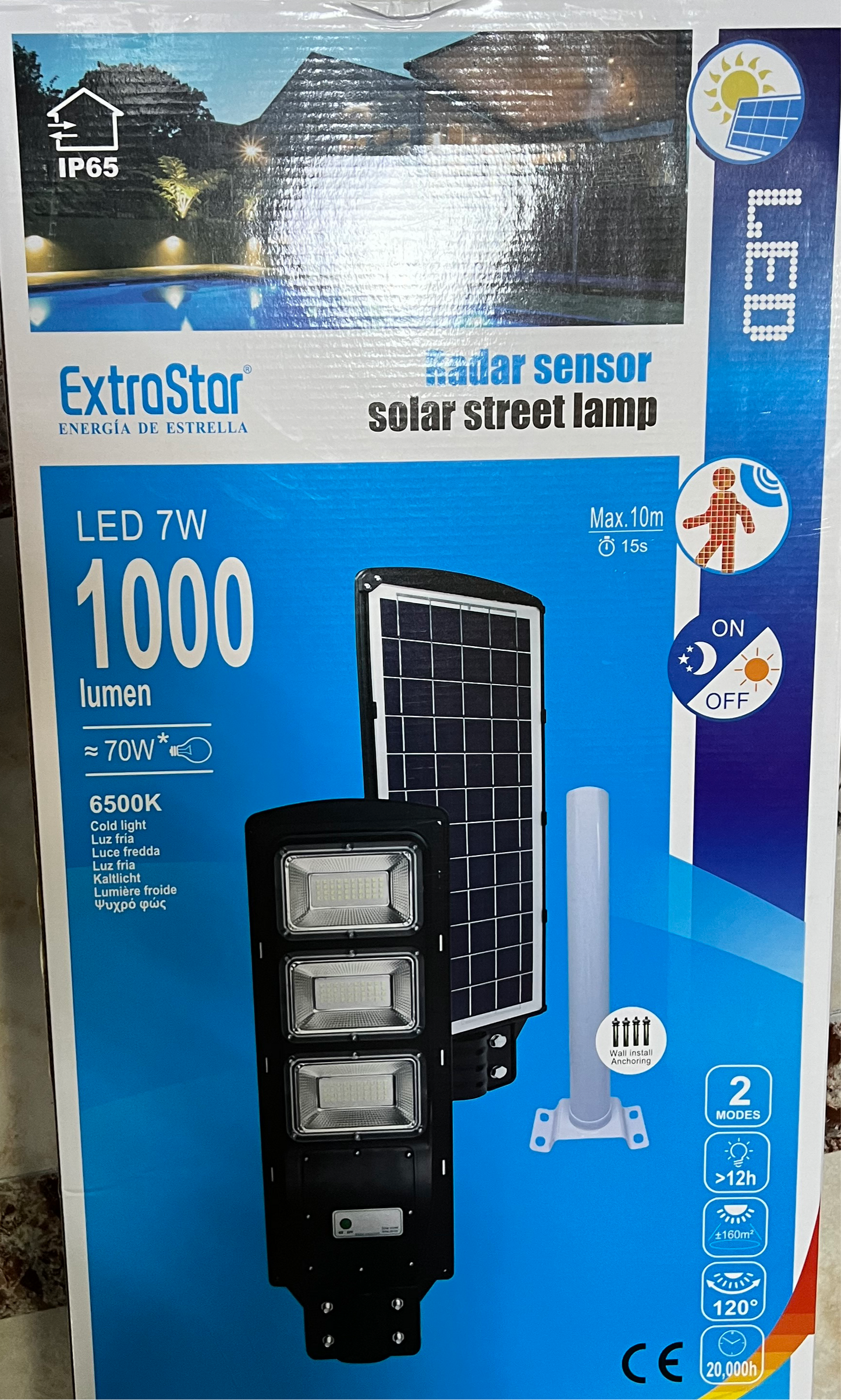 Farola solar de 70 w