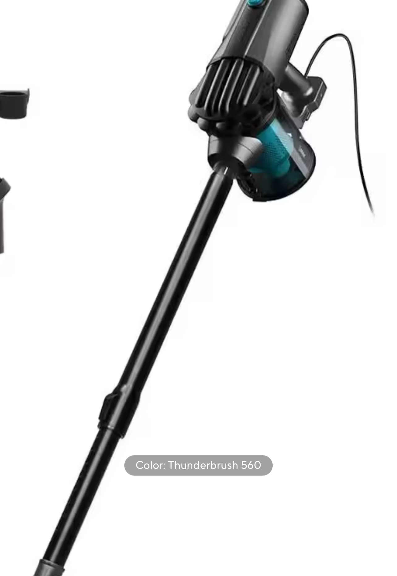 Cecotec Aspiradora Vertical 2 en 1 con Cable ThunderBrush. 600 W,