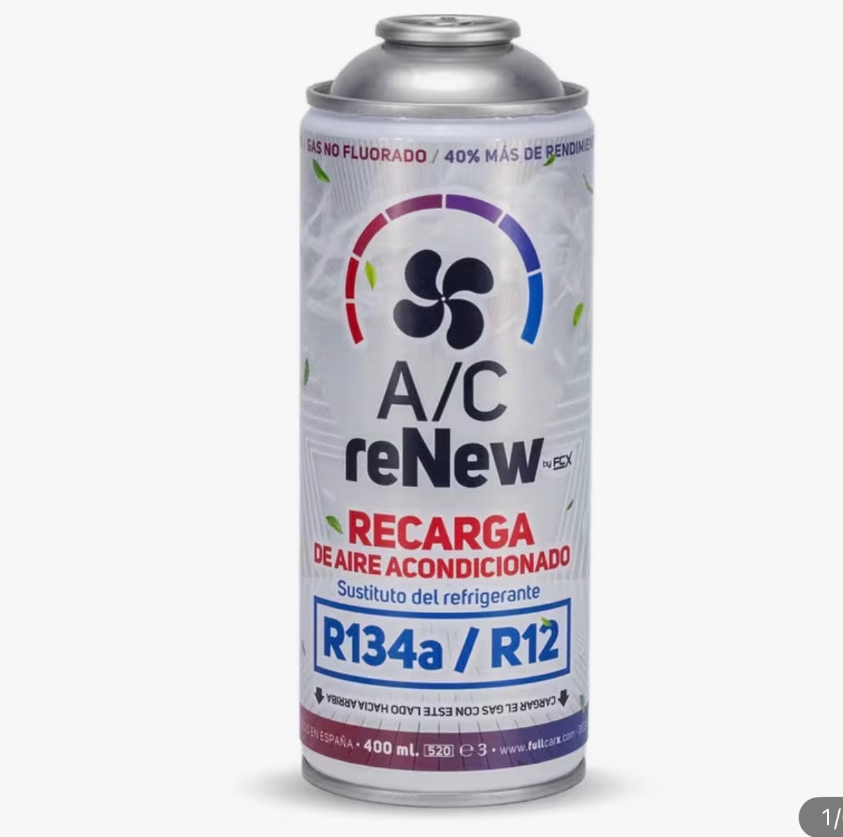 AC RENEW - Recarga de Gasolina para Aire Acondicionado de Coche