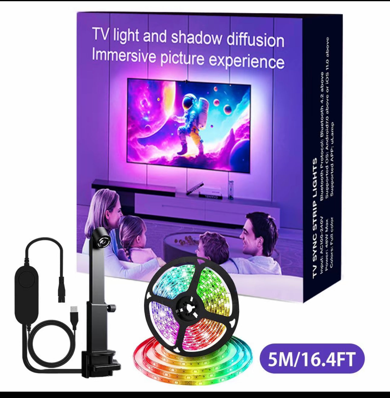 Tira LED para la tele automática 4m