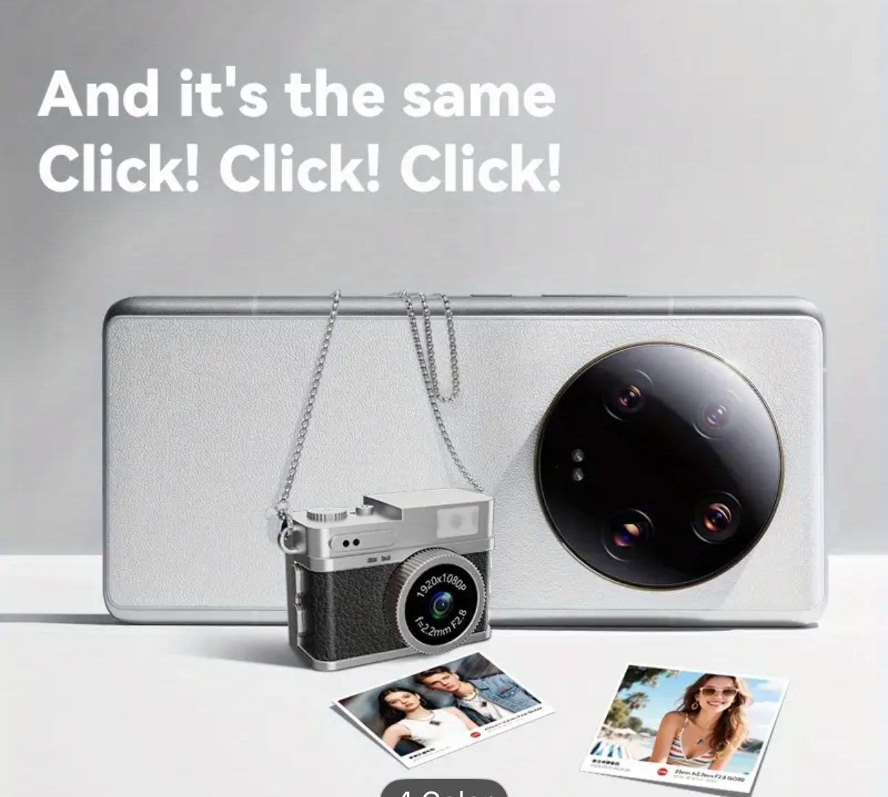 Cámara portátil mini, pantalla IPS de 0,96 pulgadas, grabación de video HD 1080P, formato de compresión H.264, formato de video AVI, regalos que se pueden llevar como joyas.