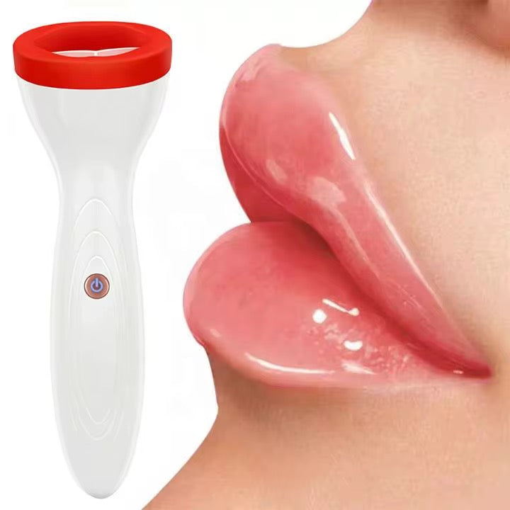 Plumper eléctrico para labios, dispositivo de belleza con movimiento físico, no invasivo, indoloro, elimina las líneas de los labios, potenciador de labios eléctrico