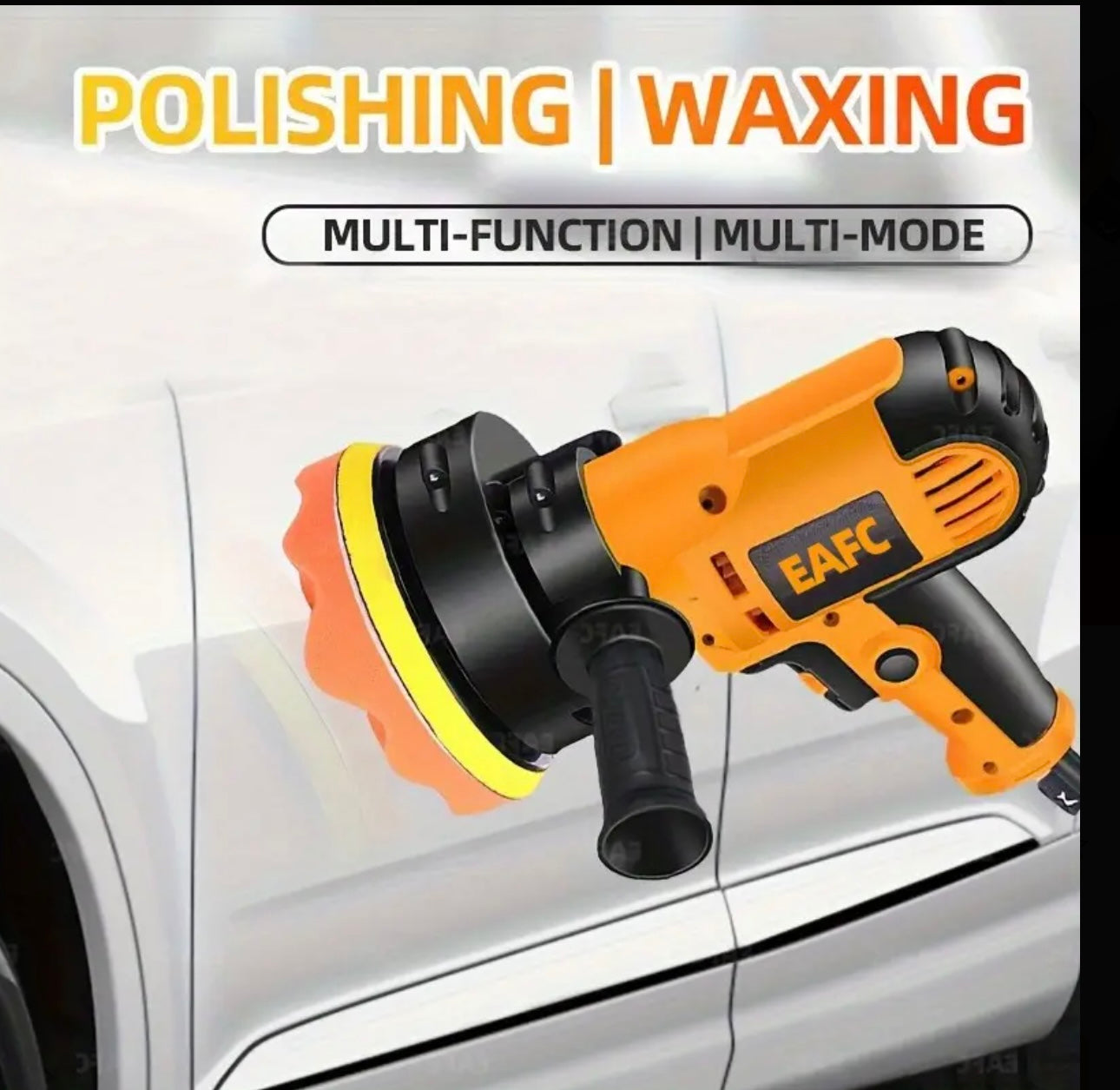 Kit de Pulido para Autos EAFC, 12.7 cm, Kit Portátil de Detallado con Velocidad Ajustable y Almohadilla Extraíble para Auto, Madera y Muebles
