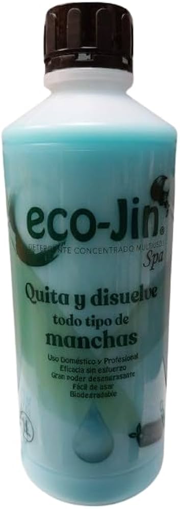 Eco jin producto de limpieza centrado