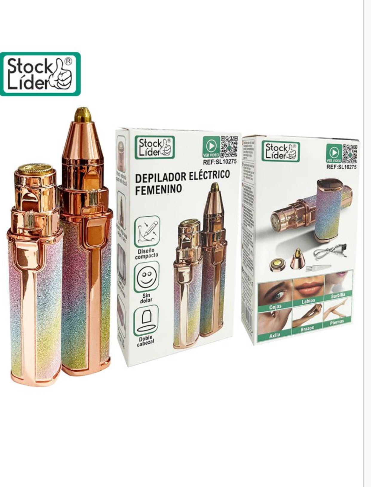 Depiladora eléctrica 2 in 1