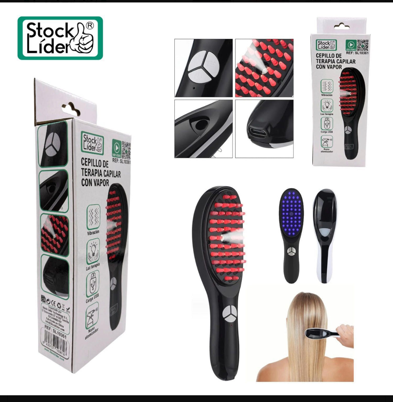 Cepillo, terapia cepillo de vapor