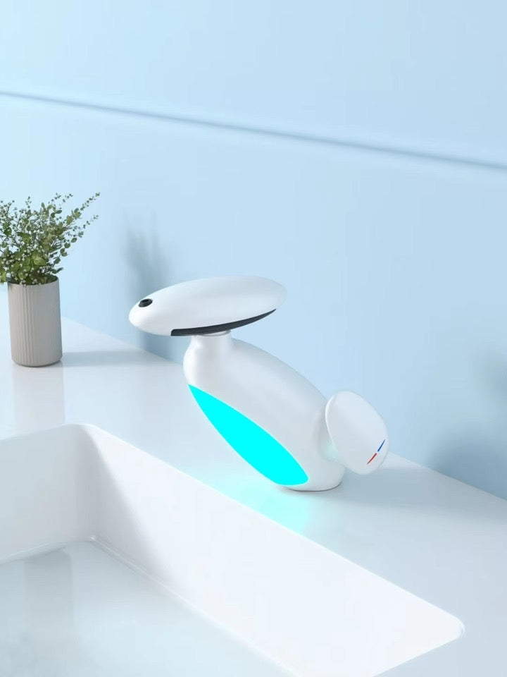 Recién llegado, grifos de lavabo, grifos de fregadero LED para baño, funciones extraíbles, mezclador de lavado en frío y caliente, grifo de agua, mezclador de agua para lavabo