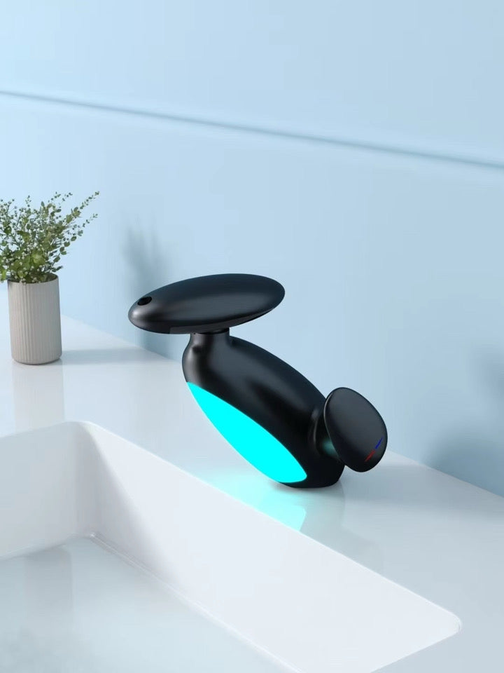 Recién llegado, grifos de lavabo, grifos de fregadero LED para baño, funciones extraíbles, mezclador de lavado en frío y caliente, grifo de agua, mezclador de agua para lavabo