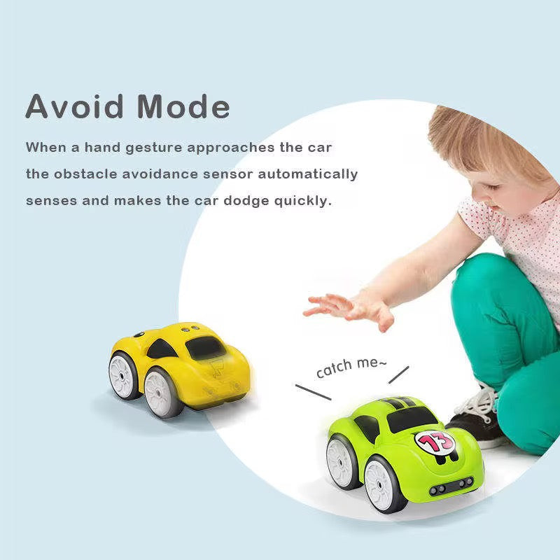Coches 2,4G modo de seguimiento de inducción inteligente RC coche juguetes lindo estilo de dibujos animados vehículo inteligente eléctrico Control remoto coche juguetes
diversión para chico