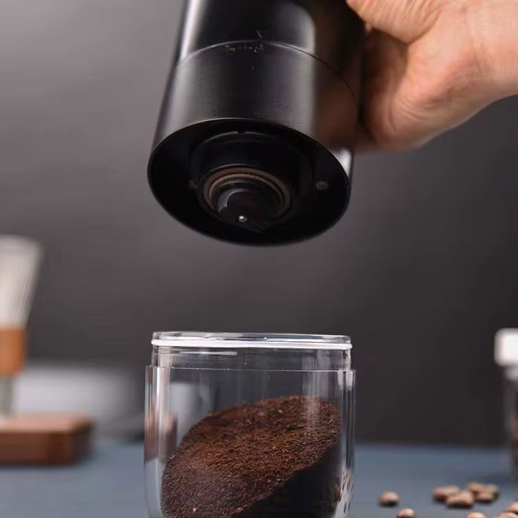 máquina de granos de café inalámbrica, eléctrica, recargable, portátil