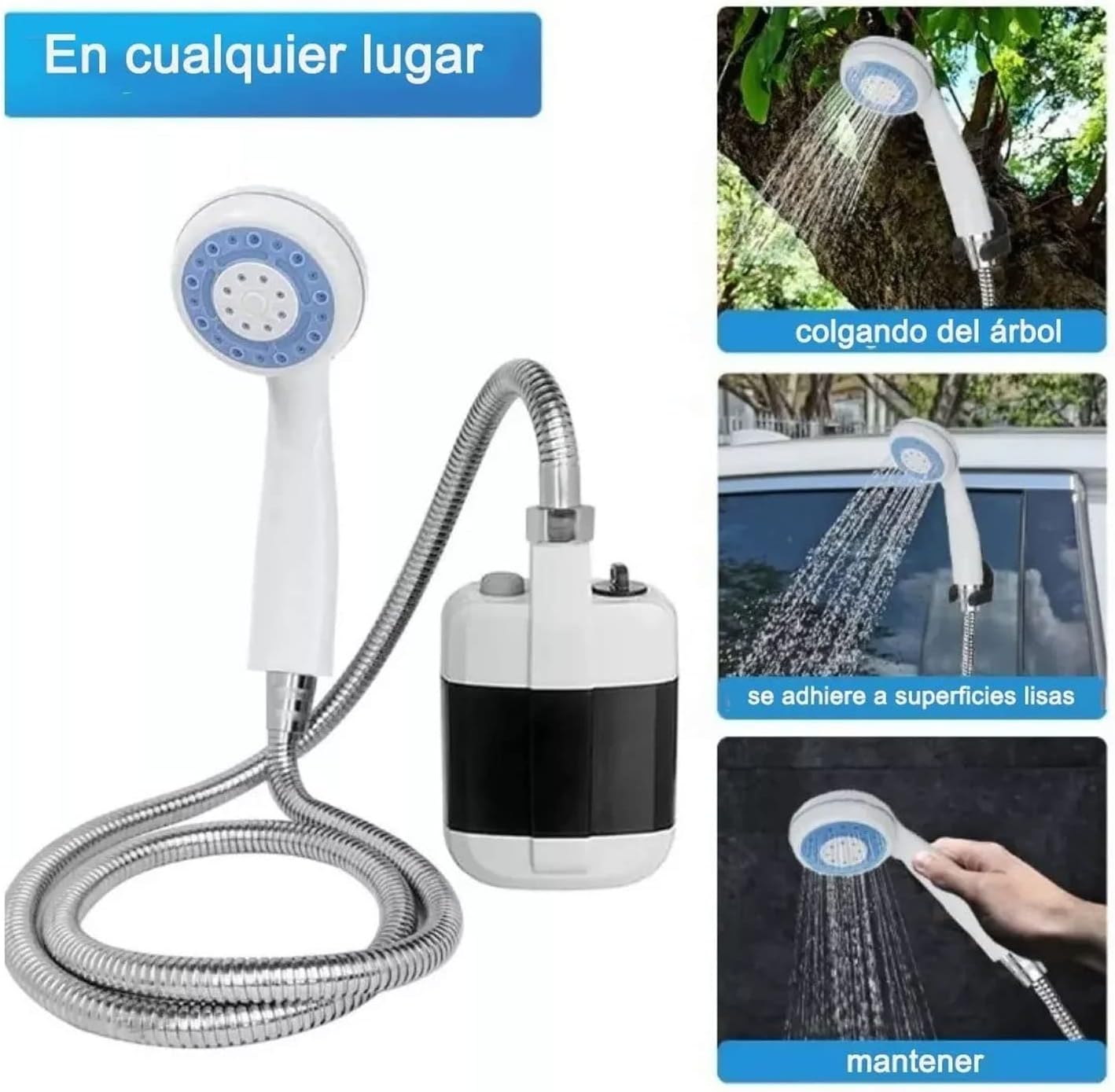 Portátil, Ducha para Acampar de 4 a 5 L