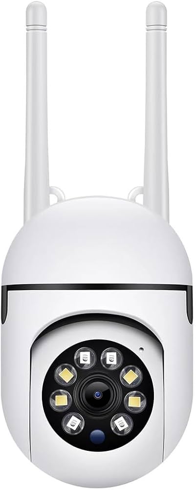 Cámara 1080P 2MP Smart WiFi CáMara de Vigilancia CáMara InaláMbrica de VisióN a Color para Interiores CáMara de Seguridad para el Hogar Enchufe de la UE