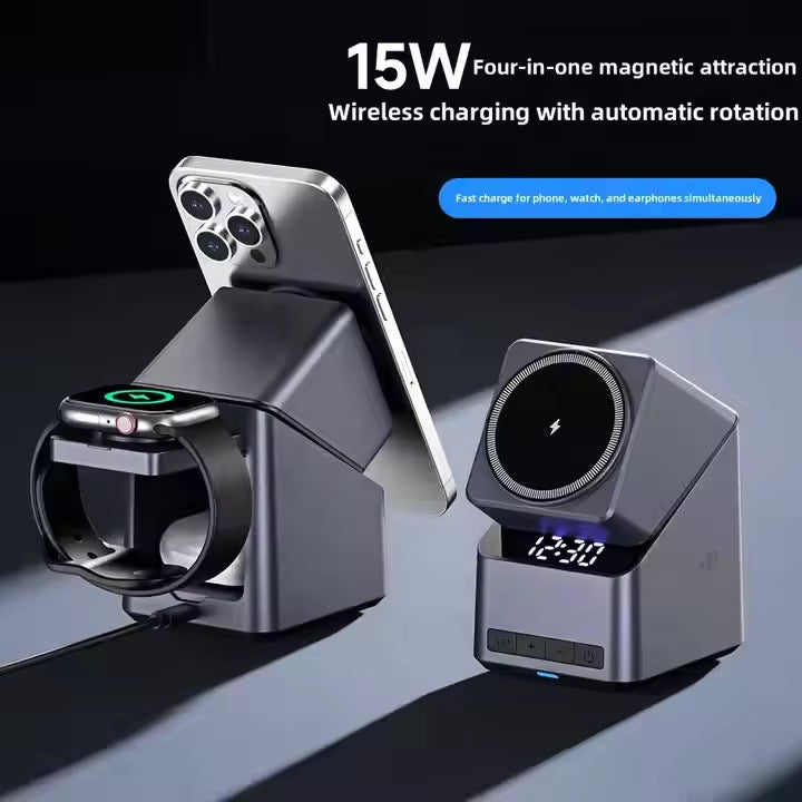 Nuevo cargador inalámbrico de 15 V compatible con carga inalámbrica iPhone Samsung Xiaomi redmi