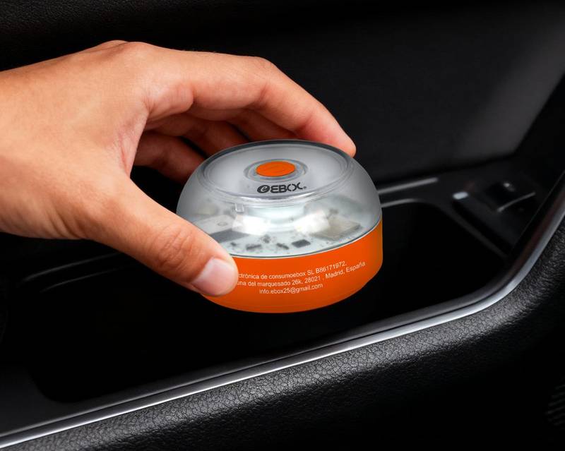 Luz de emergencia Geolocalizada – Naranja