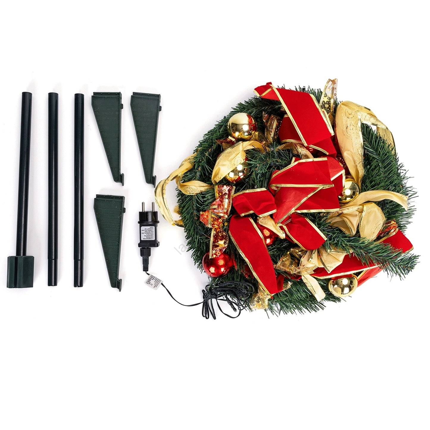 Árbol de Navidad, decorado listo para encender súper práctico y fácil de guardar