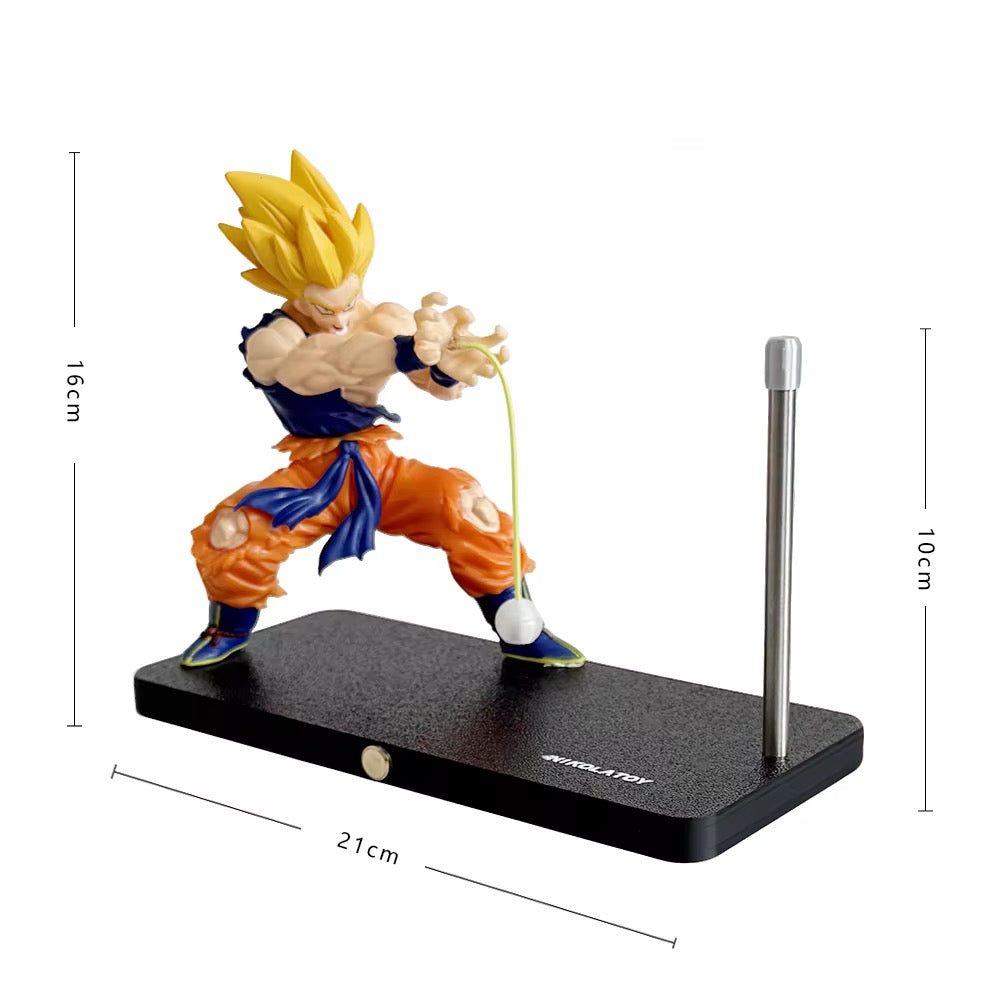 Nueva lámpara de Dragon Ball Goku Kamehameha, luz nocturna táctil, decoración de escritorio creativa magnética, modelo genial, regalos para niños