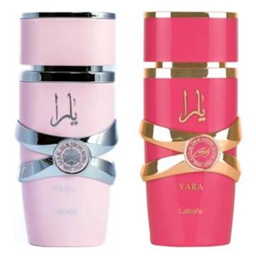 Pack Lattafa Yara / Yara Rosa 100ml + Yara Candy 100ml