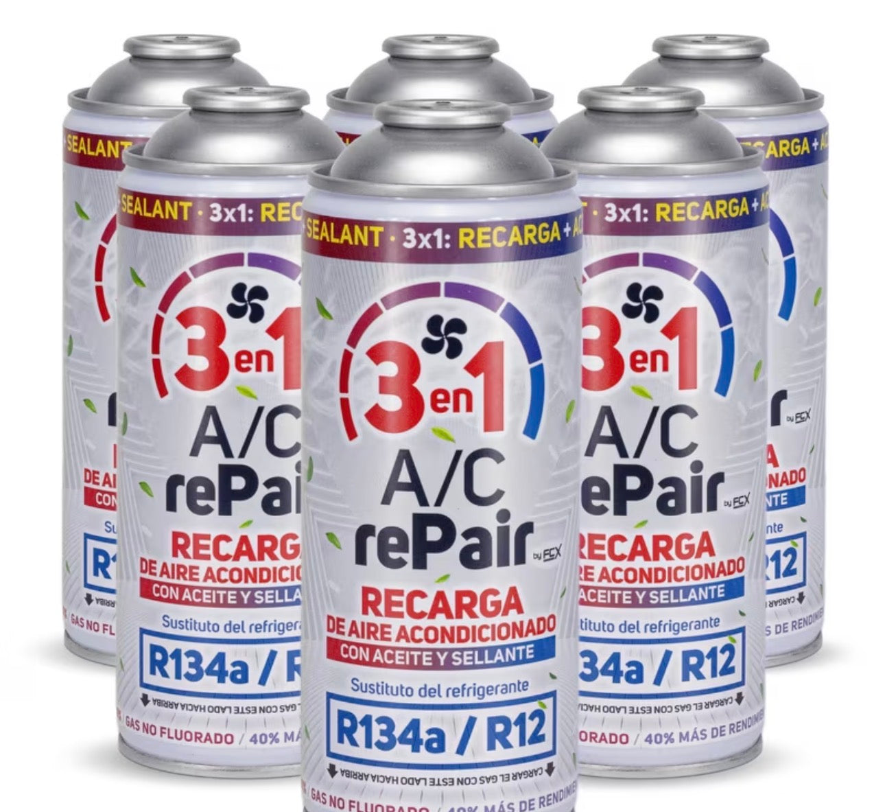 AC RENEW - Recarga de Gasolina para Aire Acondicionado de Coche