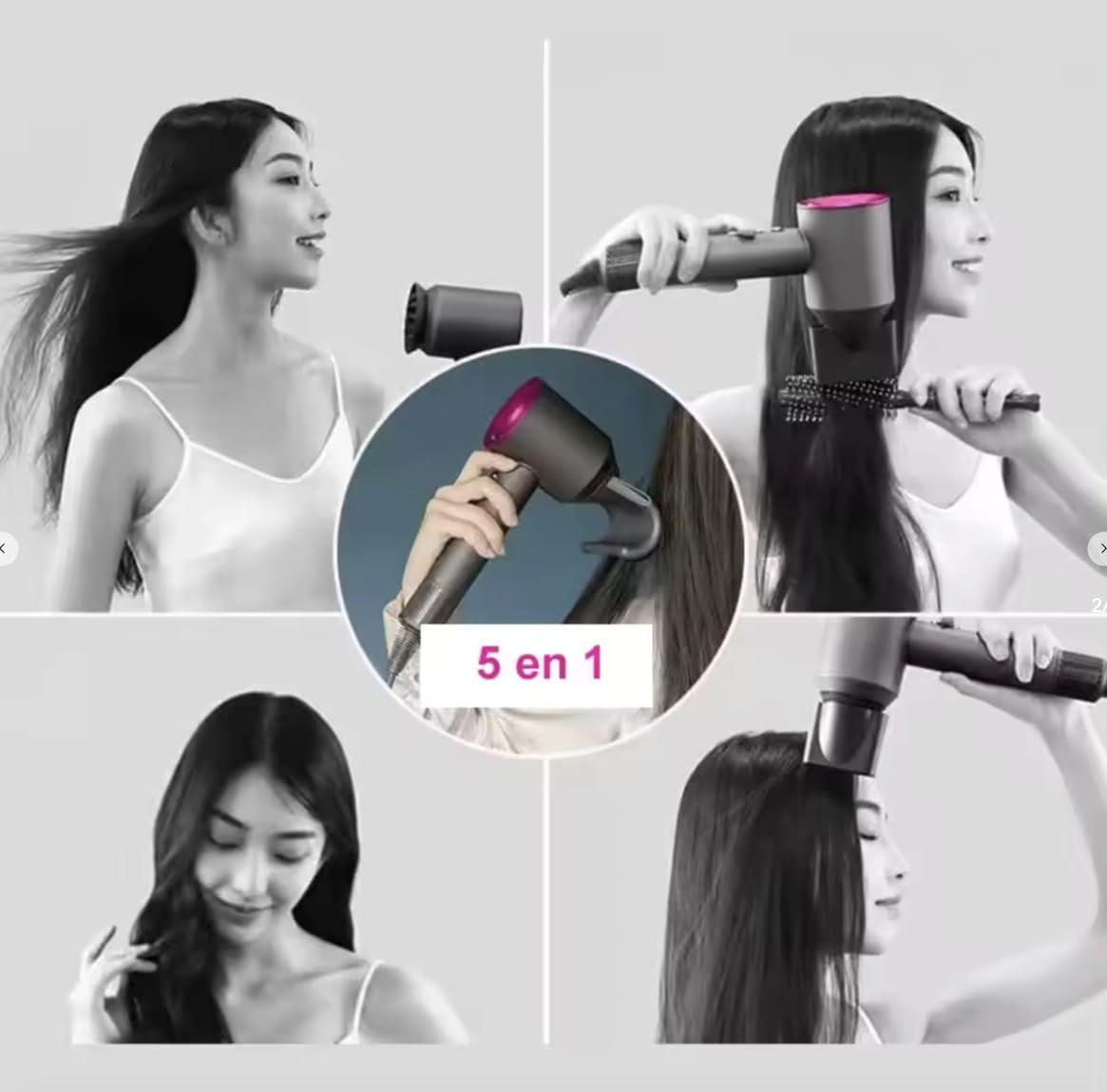 El Secador de pelo 5 en 1 profesional Super Hair Dryer