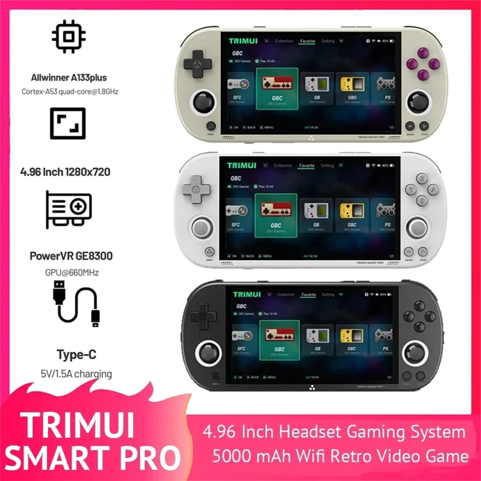 NULA TRIMUI SMART PRO - Consola de Juegos Retro