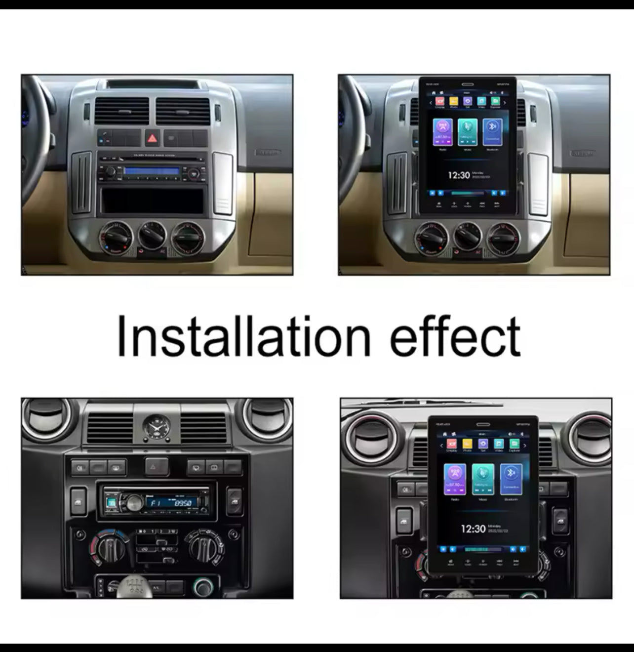Radio de coche de un solo Din Carplay Android Auto pantalla táctil de 10,1pulgadas estéreo de coche con enlace de espejo Bluetooth FM USB