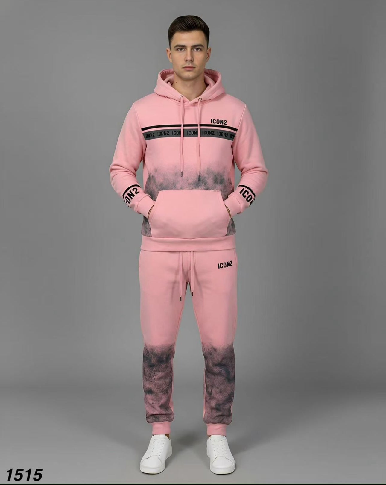 Chándal de algodón cómodo y moderno, disponible desde la talla S hasta la 2XL para un ajuste perfecto en cualquier ocasión.