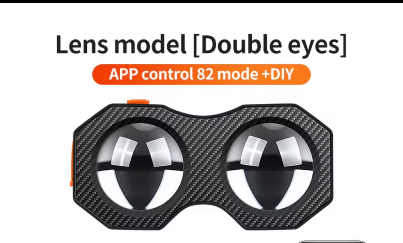Luz trasera de ojo de diablo para bicicleta, luces de bicicleta impermeables con ojos de diablo para conducción nocturna con recargable tipo C.