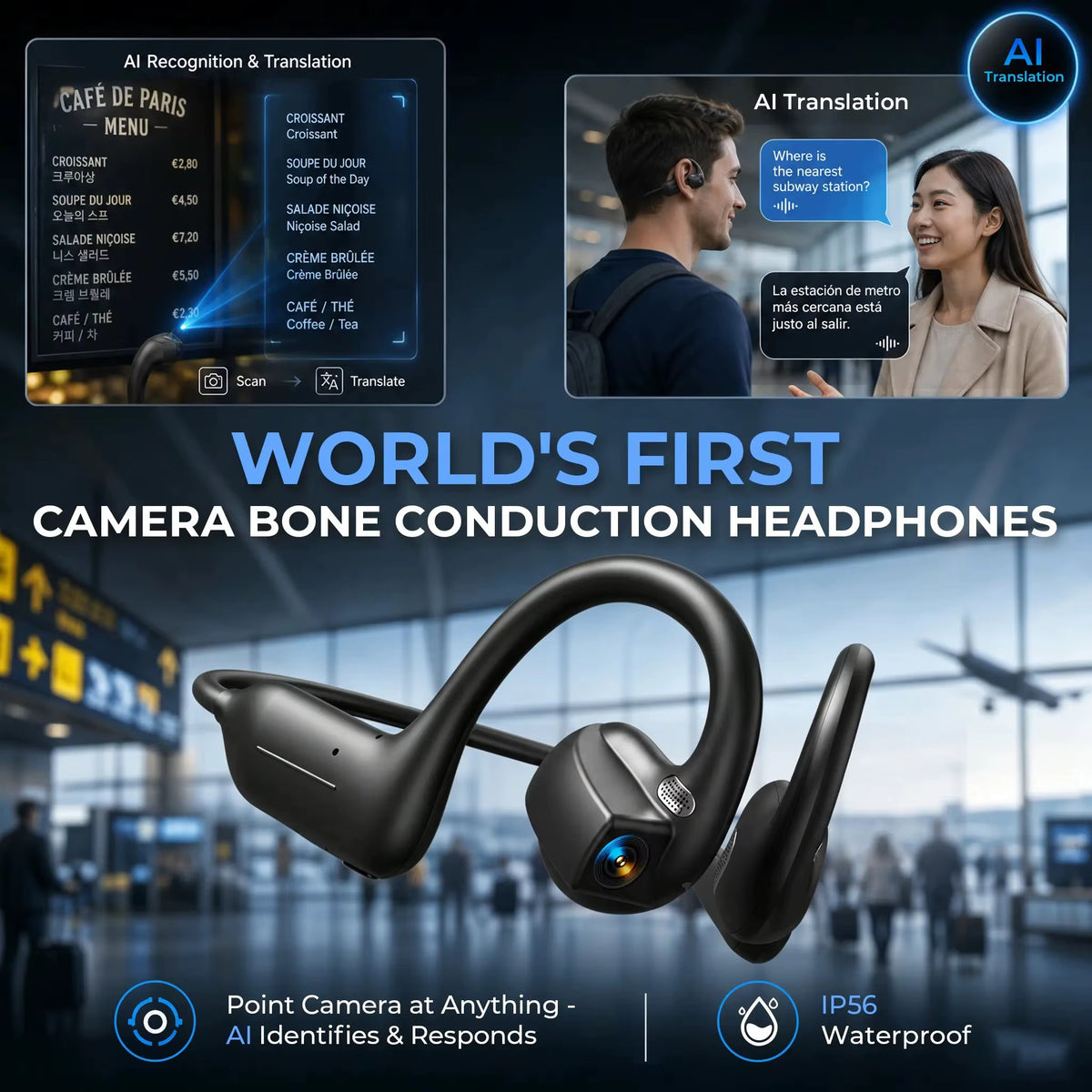 Auriculares con cámara