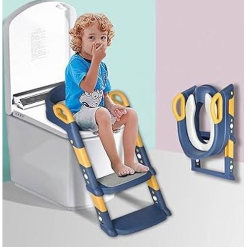 Taburete de baño ajustable para niños – Taburete antideslizante con asiento ergonómico