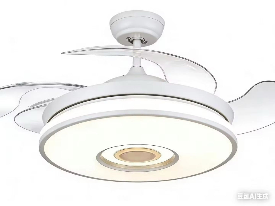 Ventilador de techo de 1,07m 42 pulgadas con altavoz de música por Bluetooth de alta calidad
