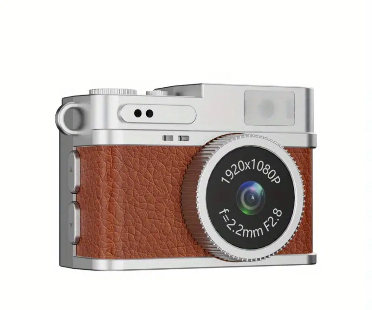 Cámara portátil mini, pantalla IPS de 0,96 pulgadas, grabación de video HD 1080P, formato de compresión H.264, formato de video AVI, regalos que se pueden llevar como joyas.