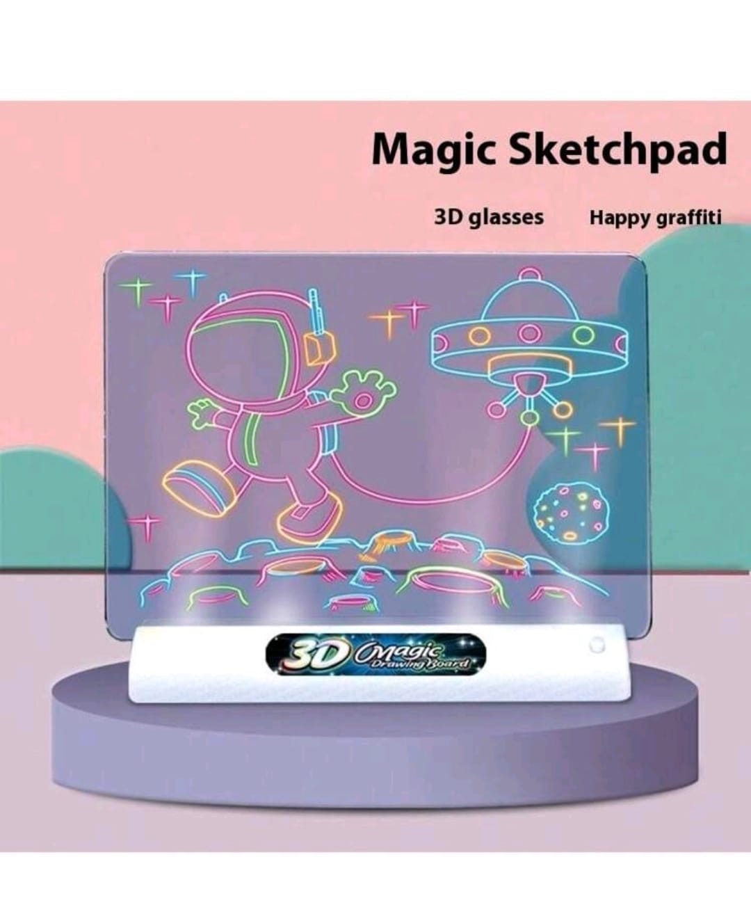 1 set Juguete de tablero de dibujo 3D