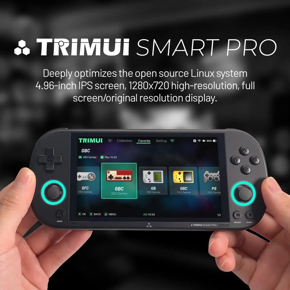 NULA TRIMUI SMART PRO - Consola de Juegos Retro