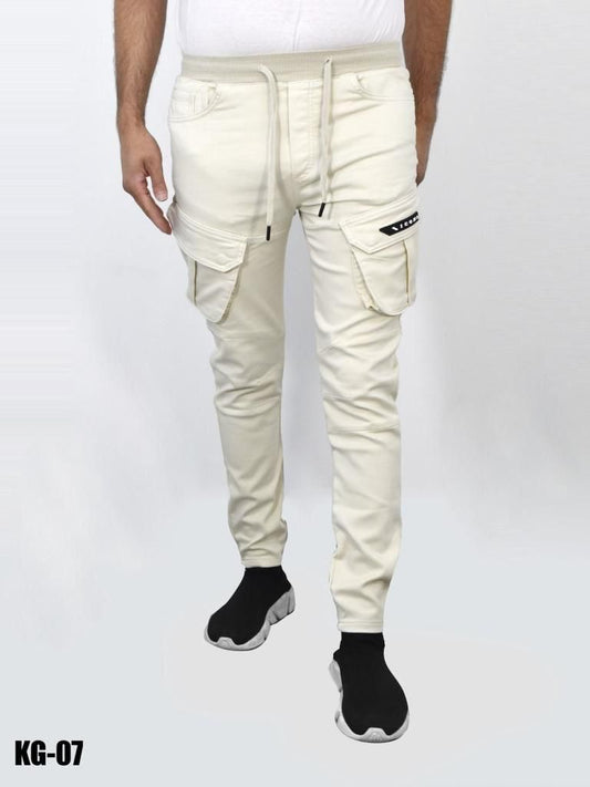 Pantalón Beige ICON2 con Bolsillos