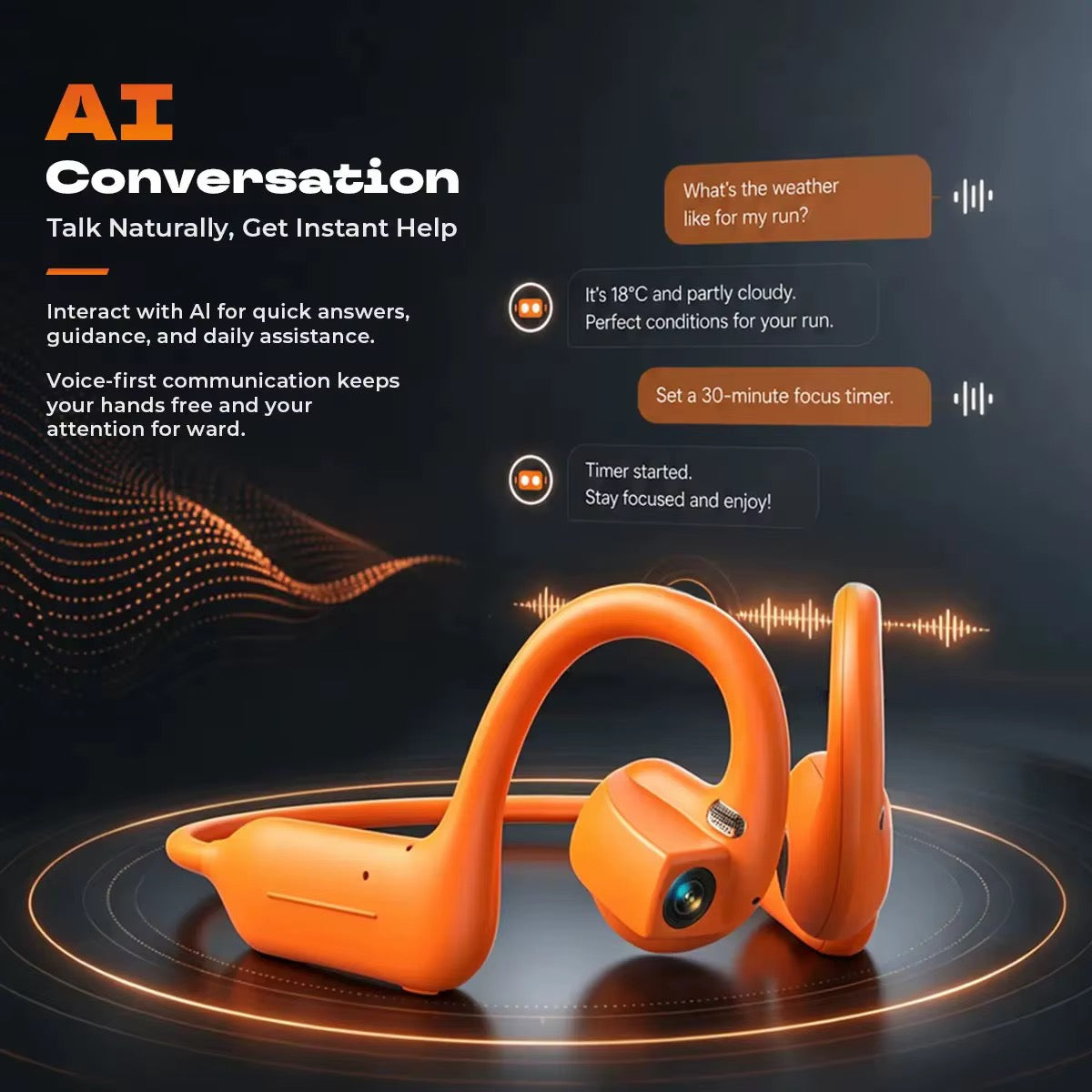 Auriculares con cámara