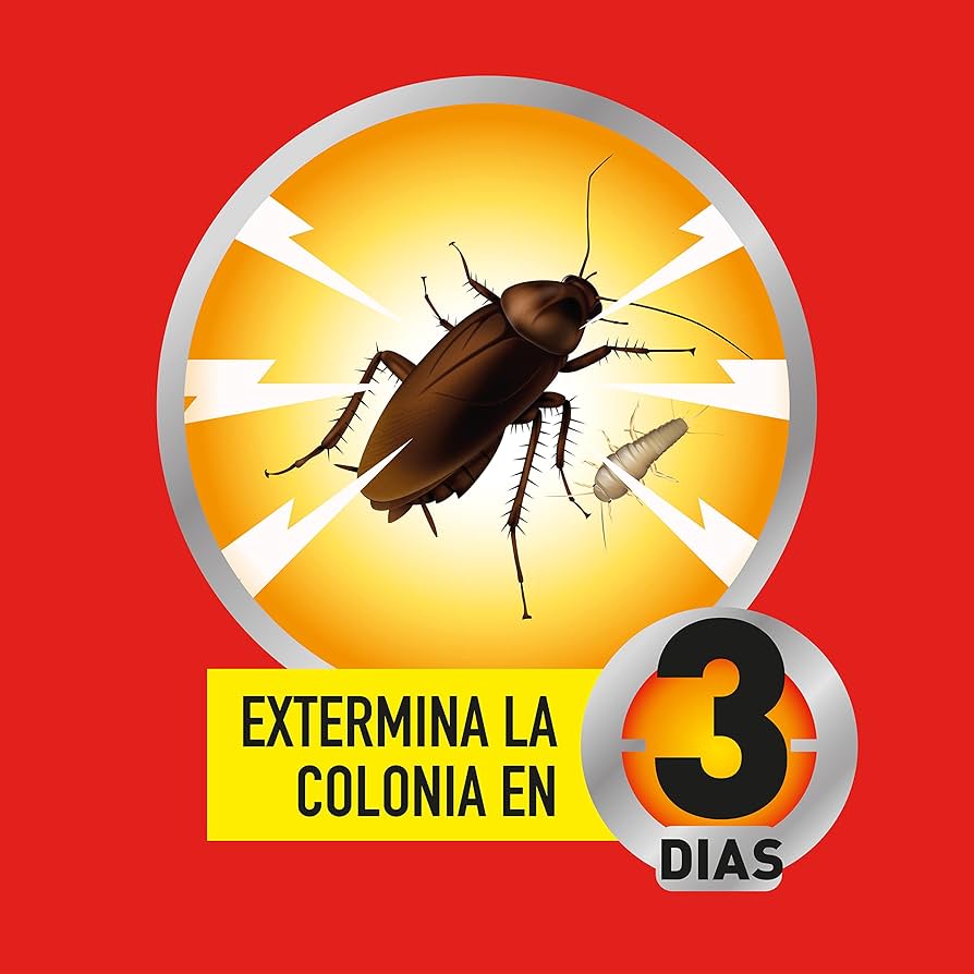 Jeringa Matacucarachas y Insectos en Gel para Grietas, Respiraderos y Rincones - 8 gr cucaracha