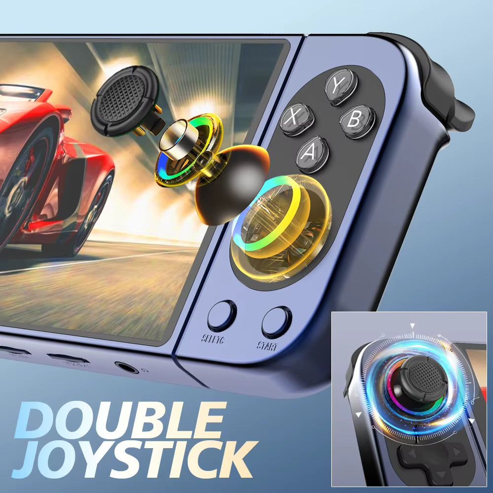 Consola de Videojuegos
D50 MAX con Pantalla Táctil IPS de 5 Pulgadas, Android, WiFi, Hall Rocker, Batería de 5000 mAh, Regalo 2026 Nuevo