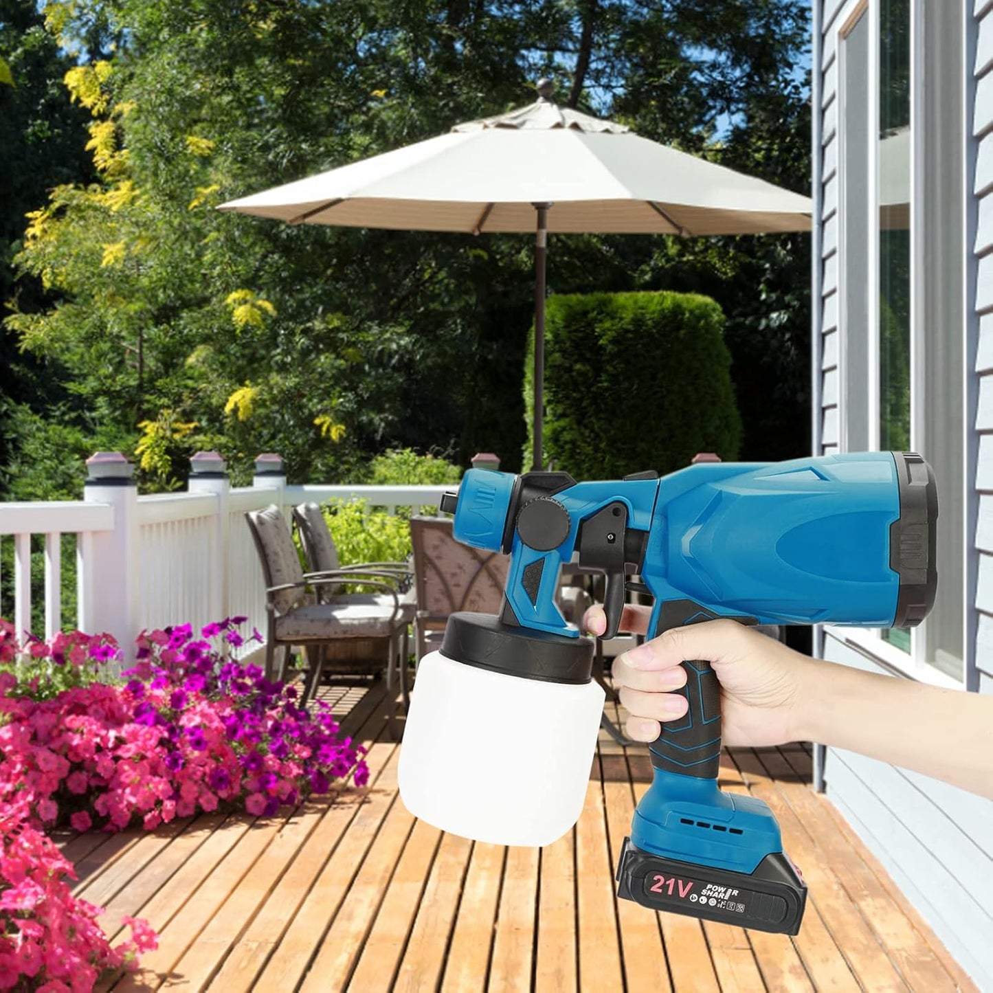 pulverizadores de pintura para interior y exterior del hogar, pulverizador de pintura para pintura de casa, rociador de pintura eléctrico, rociador de