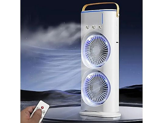 Ventilador de agua - KLACK VENTDOBLE-KNV132, 3 velocidades, Blanco