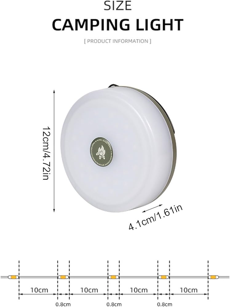Luces de Navidad luces para camping, tira de lid 10 m