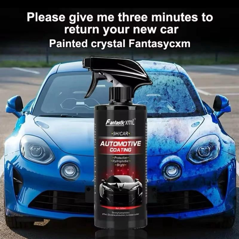 Agente de recubrimiento de cerámica 500ml  Nano para coche, recubrimiento de cristal líquido hidrofóbico antiarañazos, revestimiento de cera para coche, revestimiento de pulido
