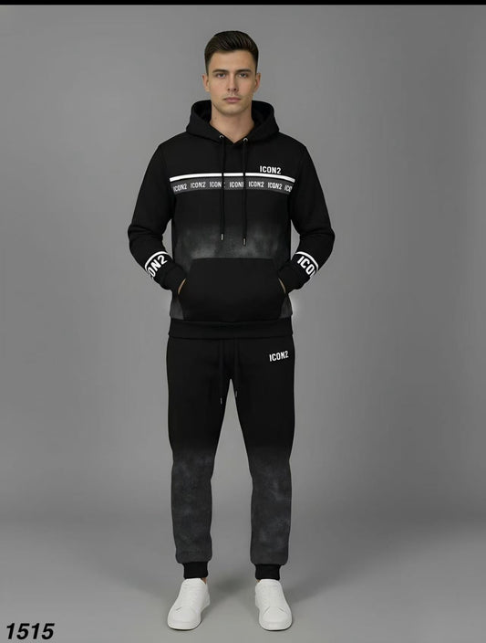 Chándal de algodón cómodo y moderno, disponible desde la talla S hasta la 2XL para un ajuste perfecto en cualquier ocasión.