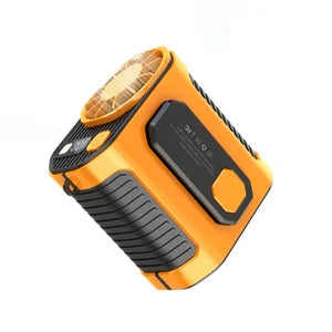 Ventilador de cintura portátil con clip en el cinturón, ventilador de refrigeración de 3 velocidades para exteriores, camping, viajes, senderismo